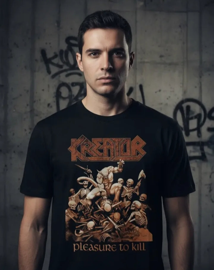 Remera Kreator Pleasure to kill