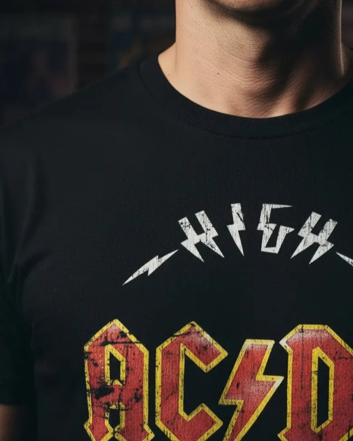 Camiseta AC/DC "High Voltage"