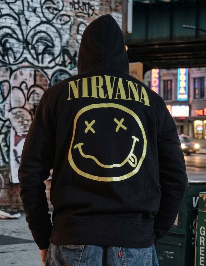 Campera de felpa Nirvana