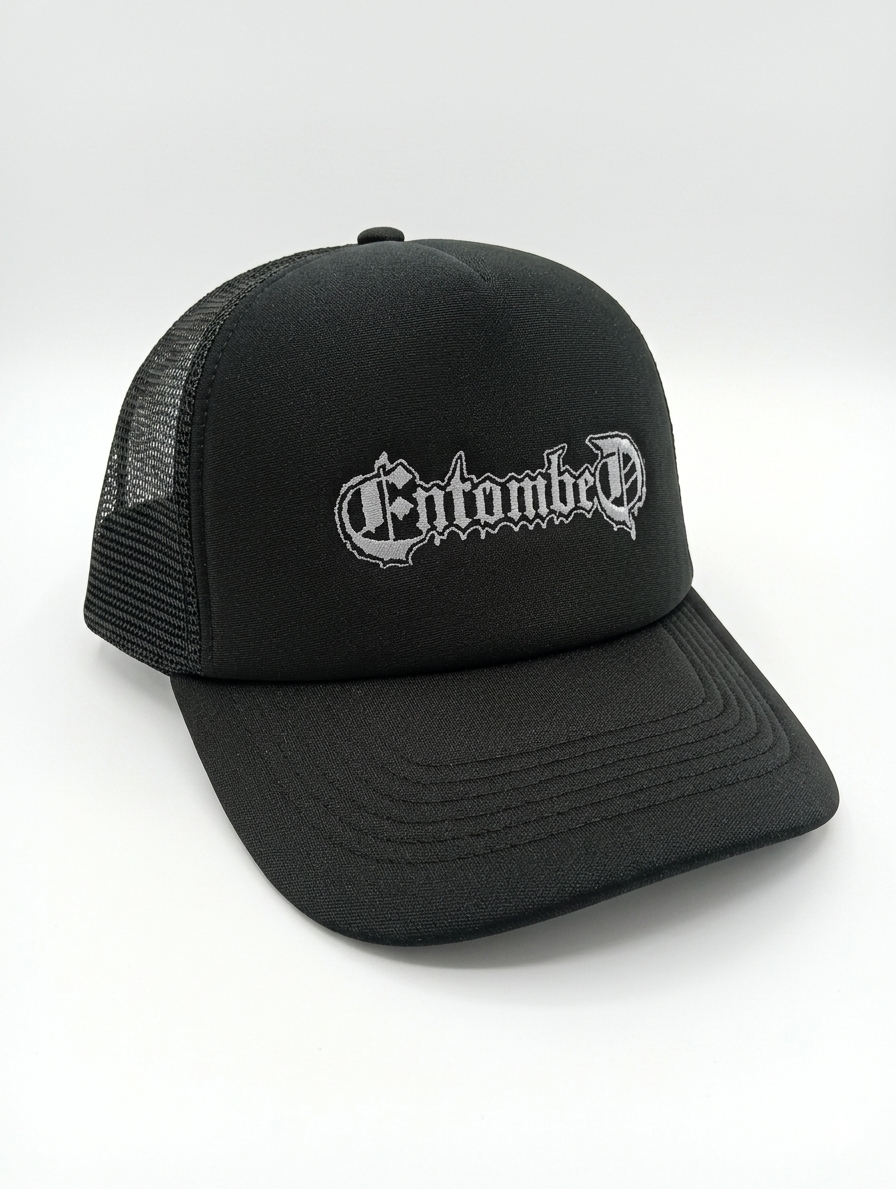 Gorra trucker Entombed logo