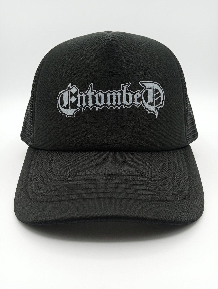 Gorra trucker Entombed logo
