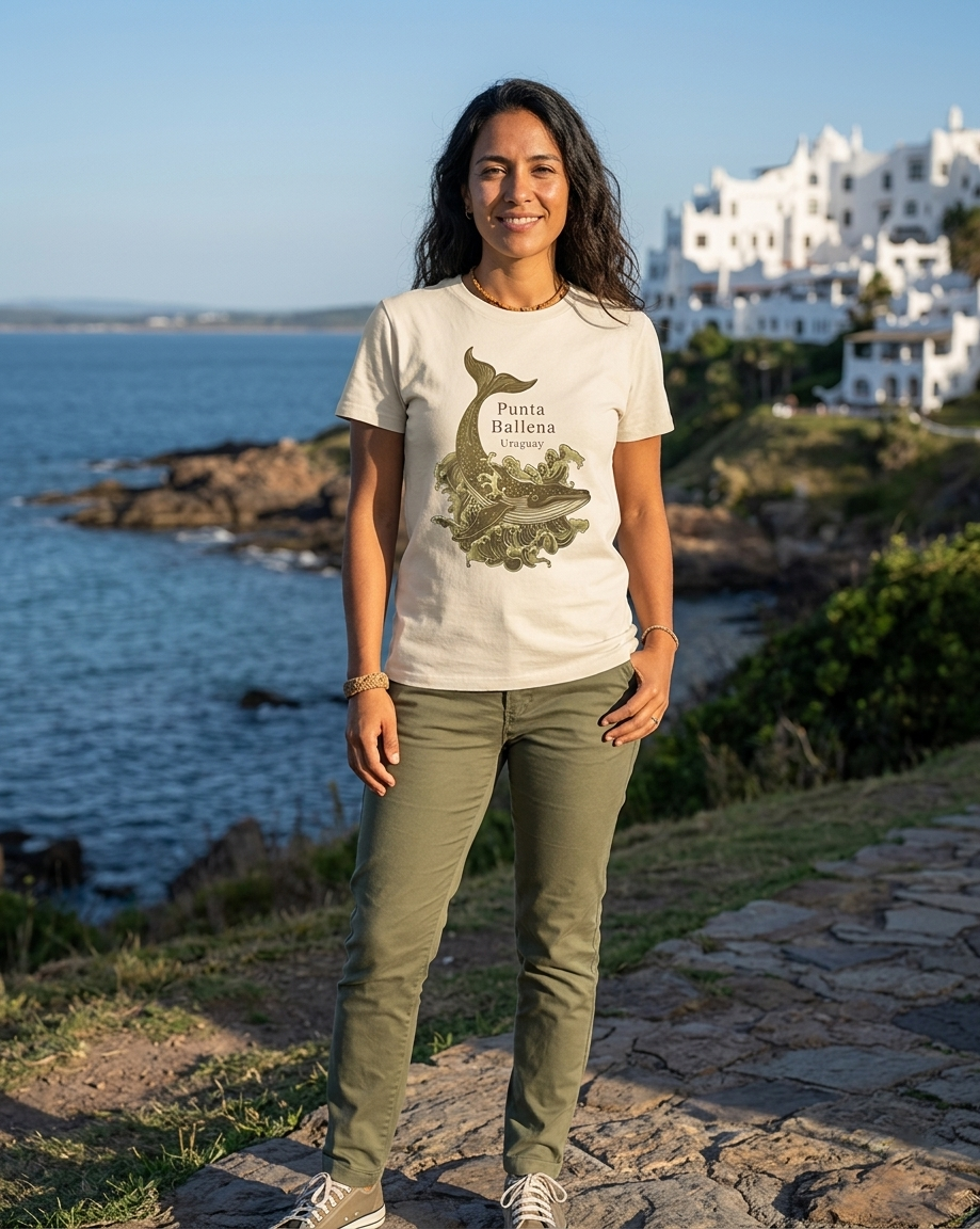 Camiseta Punta Ballena – 100% Algodón