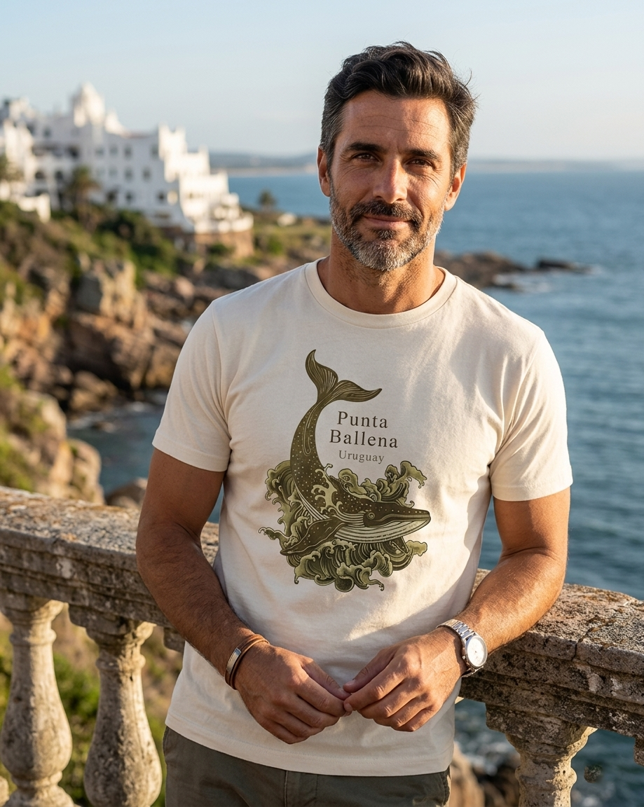 Camiseta Punta Ballena – 100% Algodón