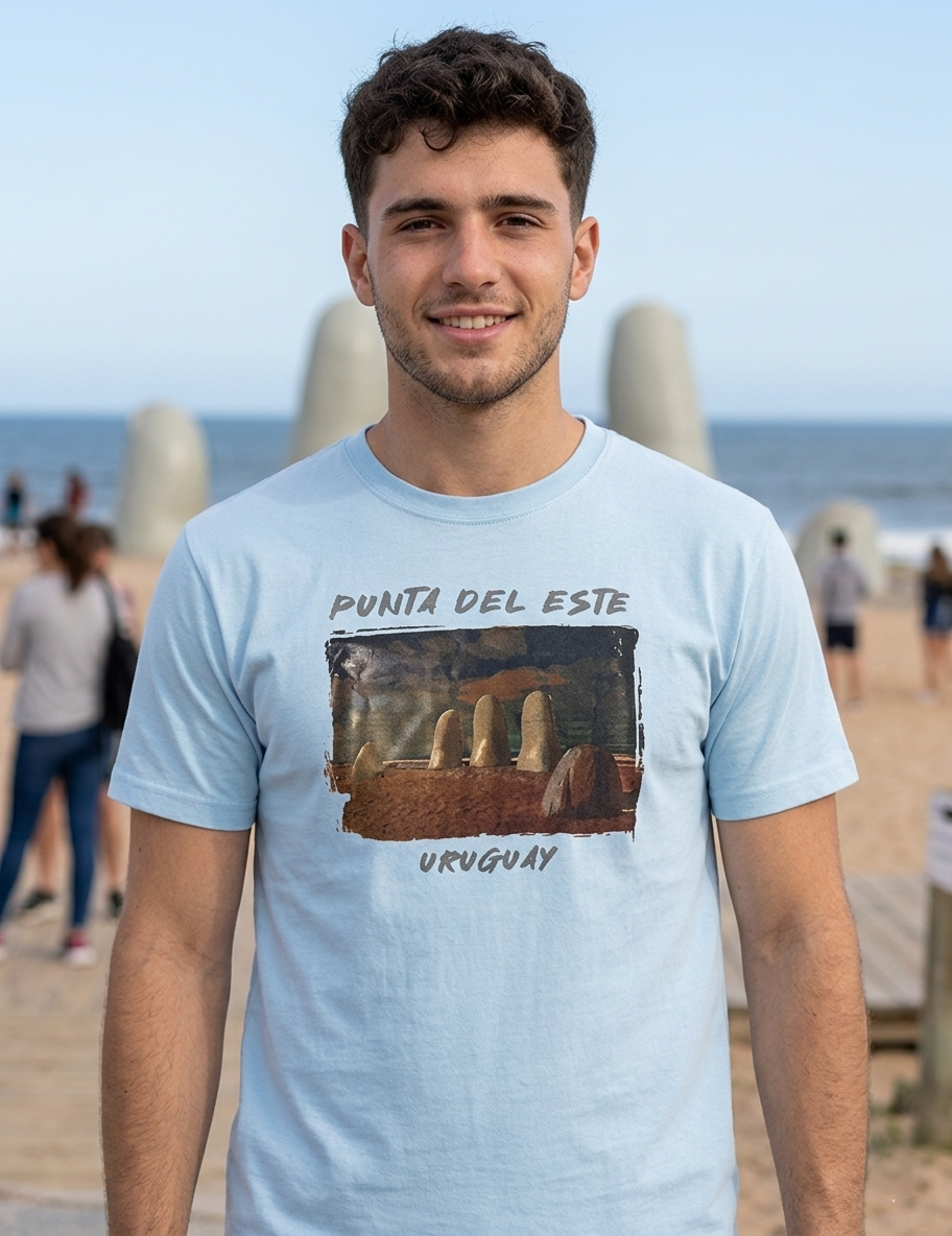 Camiseta Punta del Este "Dedos"
