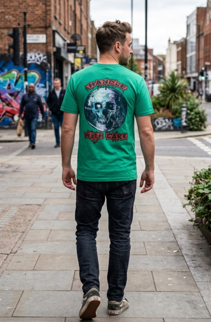 Remera "Handle" Verde jade