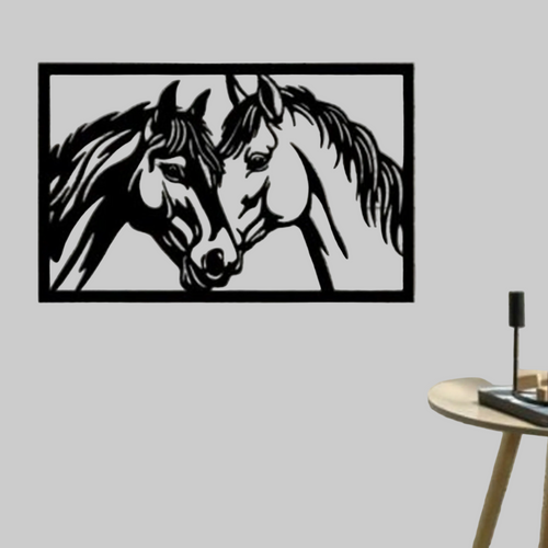 Cuadro de Caballos de 60x40 cm