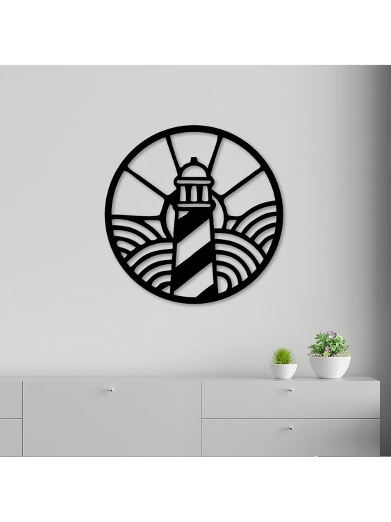 Cuadro Decorativo Faro de 40x40 cm