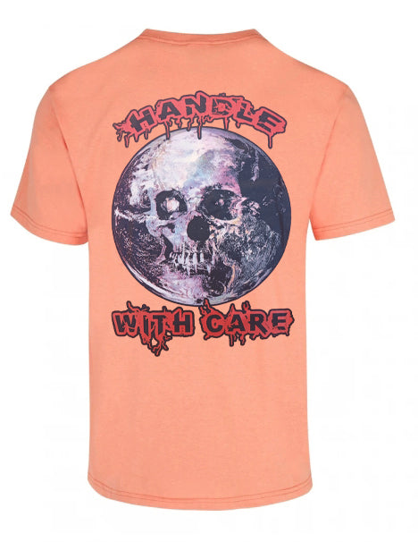 Remera "Handle" colr coral