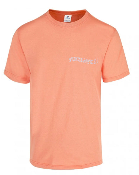 Remera "Handle" colr coral
