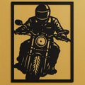 Cuadro de moto realizado en MDF de 40x30cm