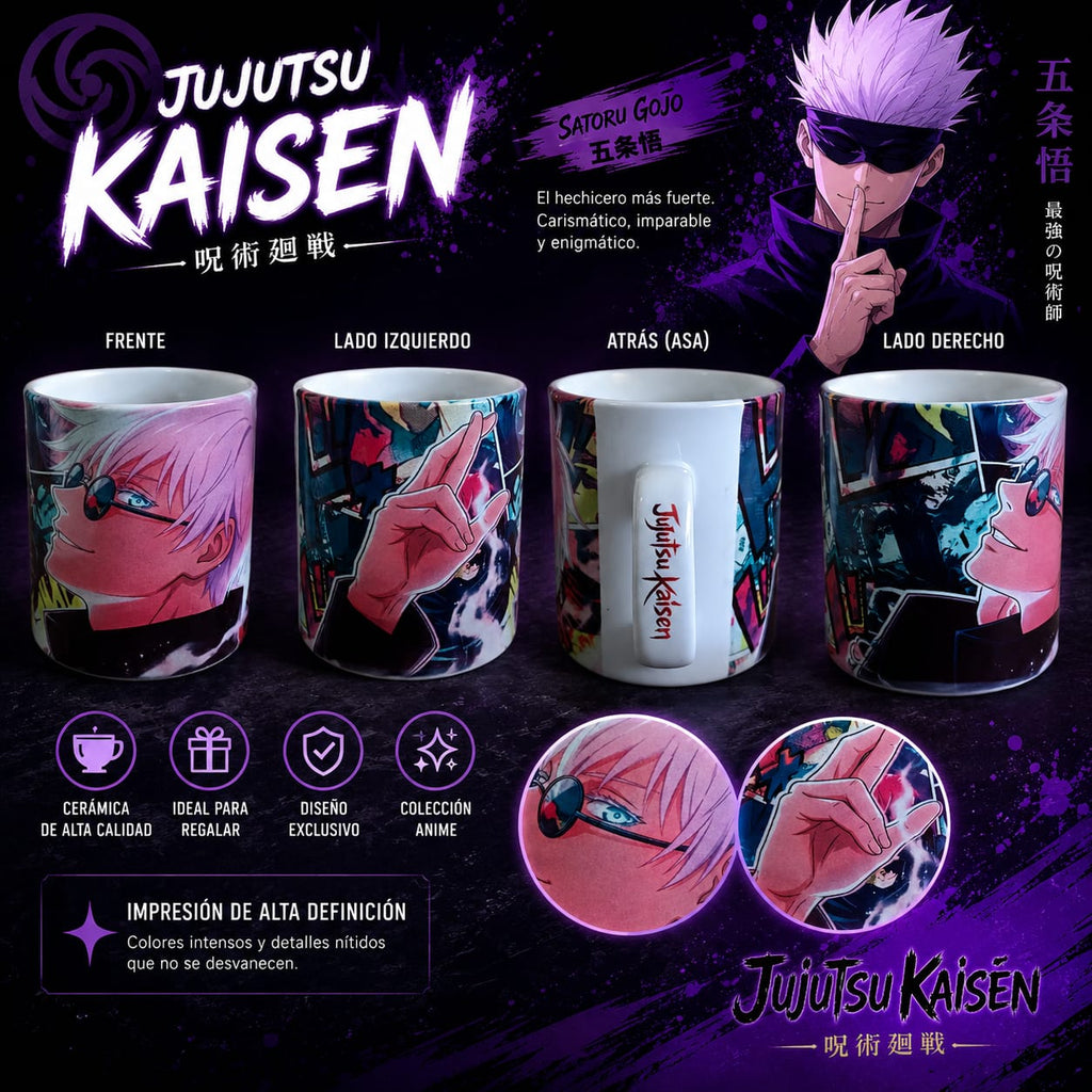 Taza Cerámica edición coleccionable  Satoru Gojo