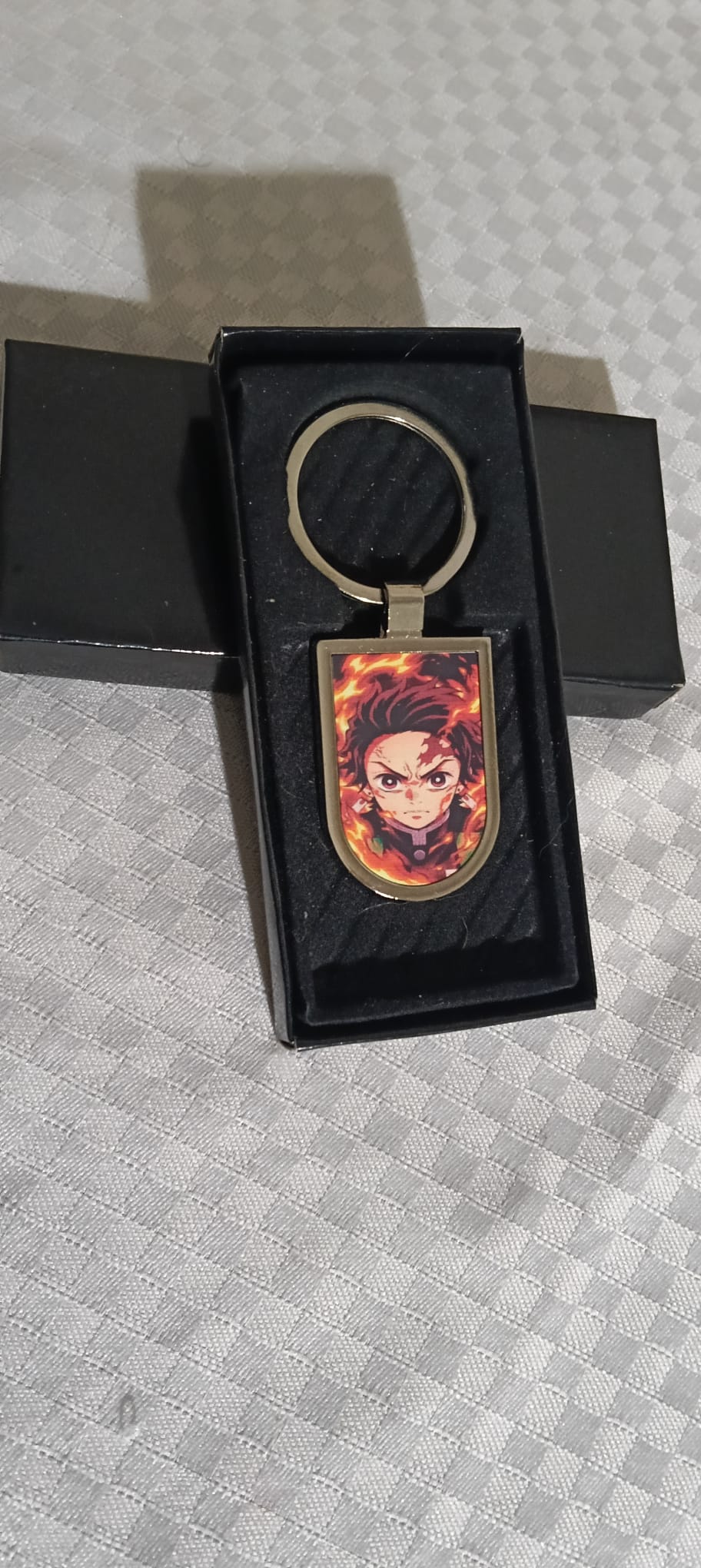 llavero metalico de Demon Slayer