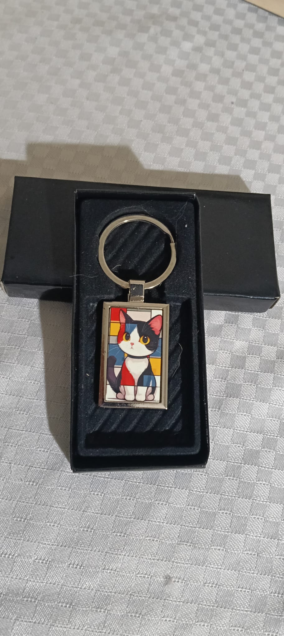 Llavero Gato en mosaico