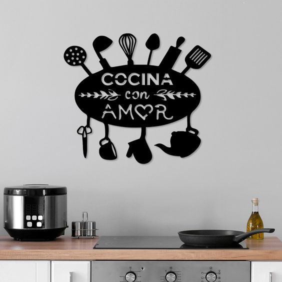 Cuadro de Cocina con frase